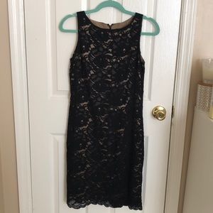 NY & Co Lace Sleeveless Shift Dress